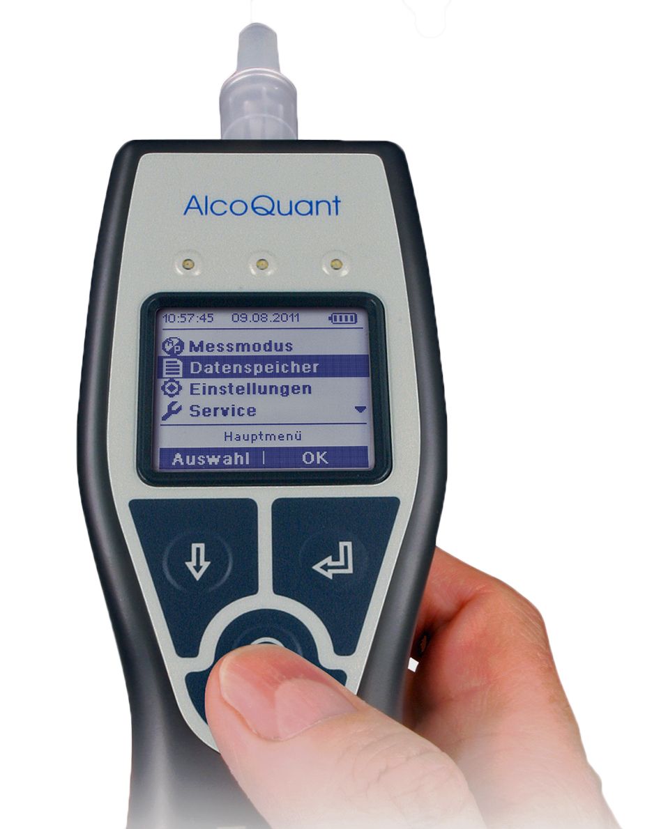 EnviteC AlcoQuant 6020 plus Alkoholtester + 25 Mundstücke & Kalibriergutschein (Bild 3)