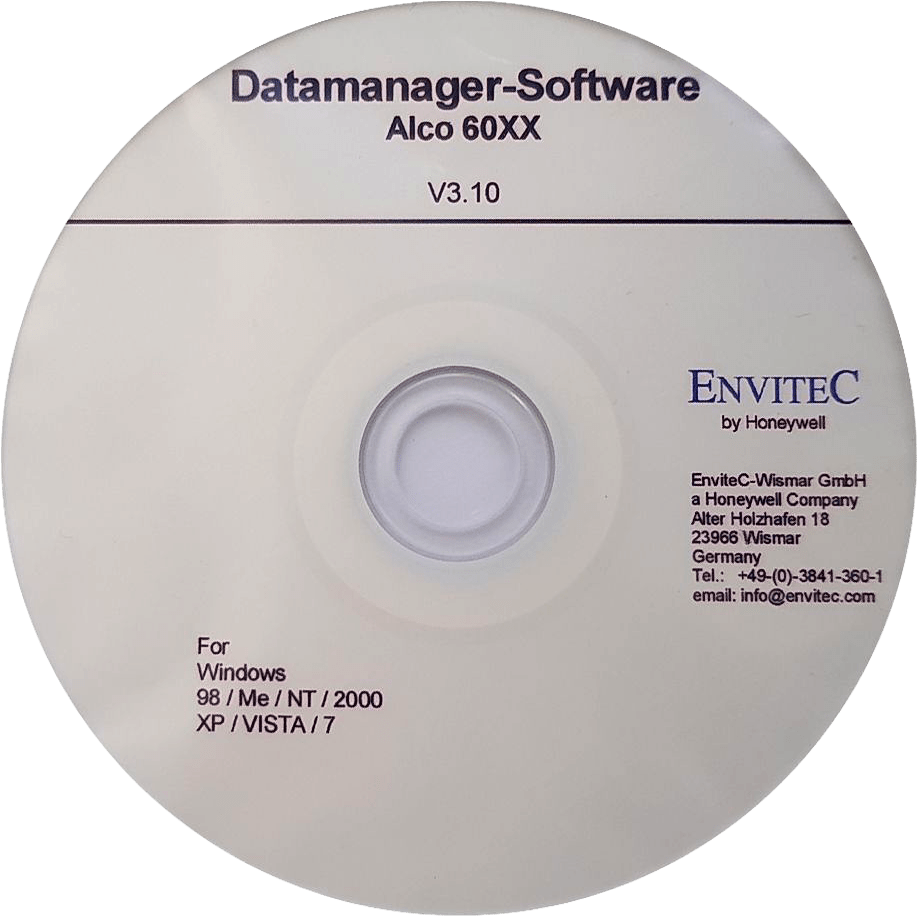 Software Data Manager für EnviteC AlcoQuant 60XX-6020plus (Bild 1)
