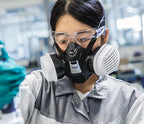 Dräger X-plore 3300 Zweifilter-Atemschutzmaske mit Bajonett-Anschlüssen - EN 140 (Bild 5)