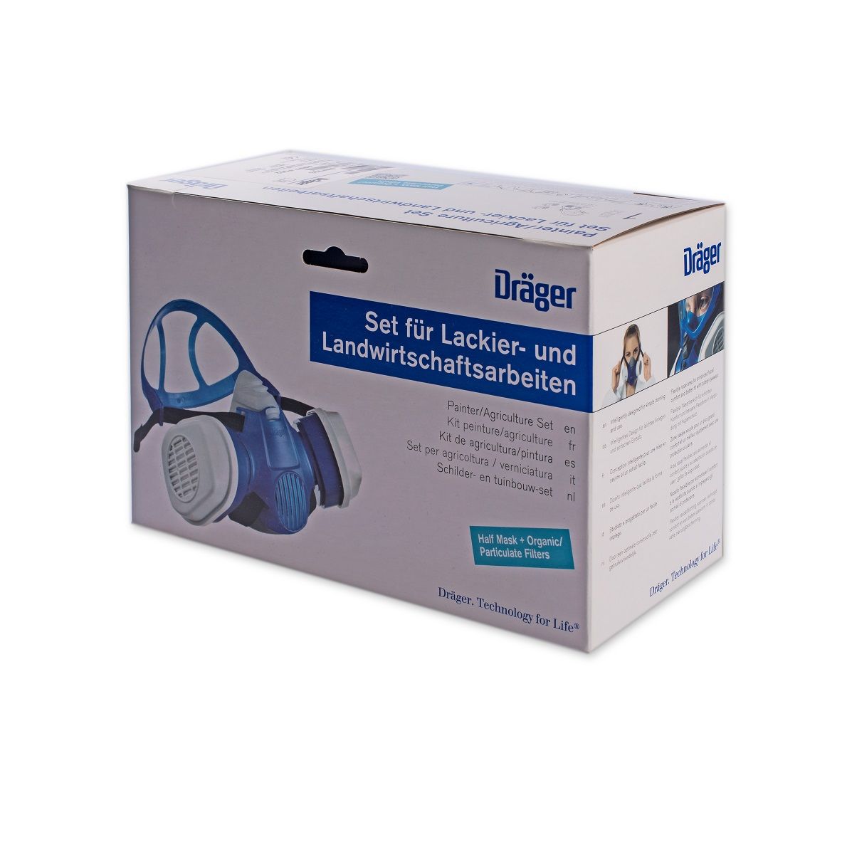 Dräger Komplettsets der Serie X-Plore 3300, 3500 oder 5500 für Chemie-, Lackier- oder Staubarbeit (Bild 1)