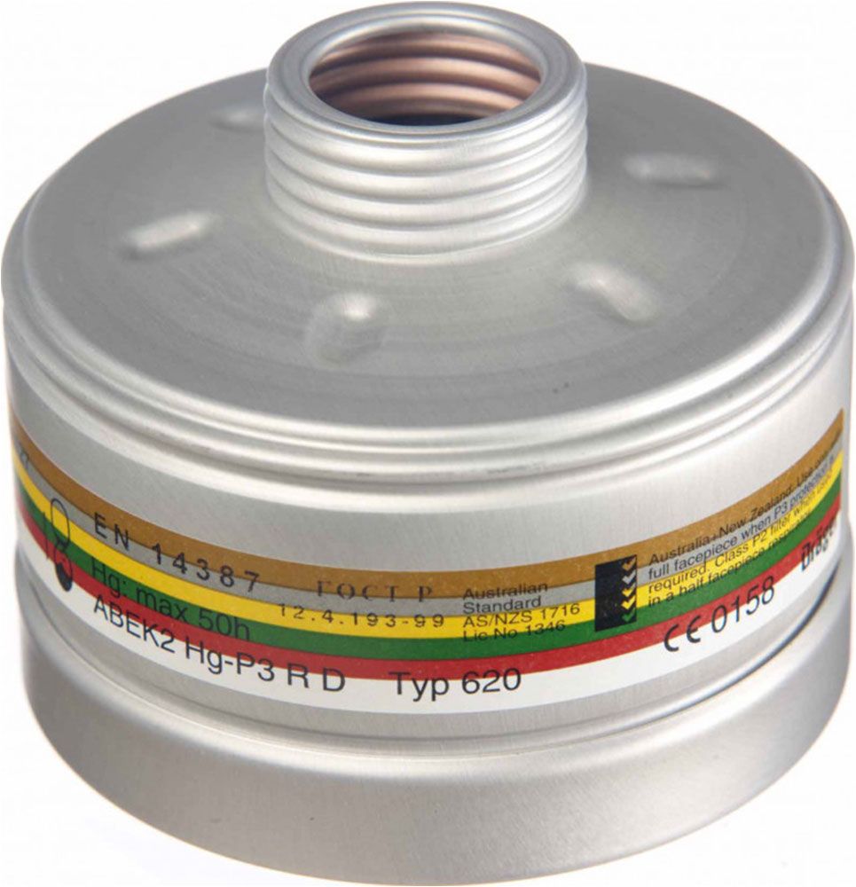 Dräger Kombinations-Filter - Kombi-Filter mit Rd40-Anschluss für Atemschutz-Masken - verschiedene Typen (Bild 1)