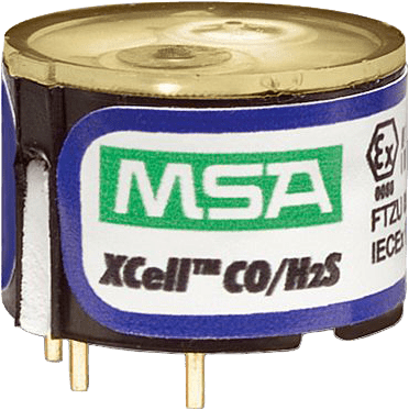 MSA Ersatz-Sensor - XCell-Sensor Kit für CO Kohlenmonoxid 0-2000 ppm und H2S Schwefelwasserstoff 0-200 ppm (Dual-Sensor) (Bild 1)