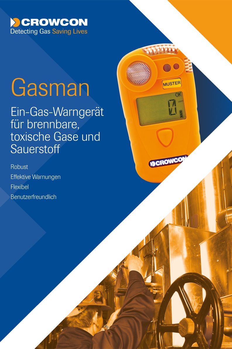 Crowcon Gasman Ein-Gaswarngerät - mehr als 20 verschiedene Sensor-Varianten - mit Echtzeit-Anzeige CH4 Methan (0-100% UEG) (Bild 5)