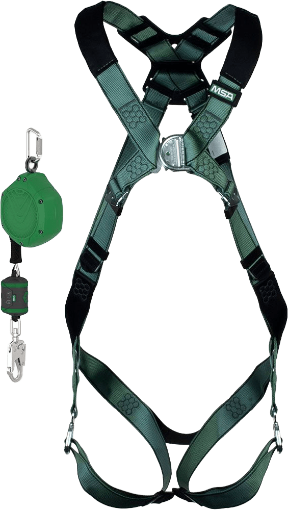 MSA Fallschutz-Set für Wartungsarbeiten mit V-Form+ Gurt & V-Shock Edge Verbindungsmittel (Bild 1)