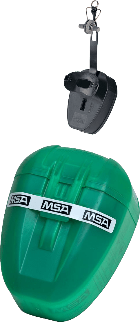 MSA MiniSCAPE Flucht-Filtergerät für mindestens 5 Minuten - mit ABEK-5 Filter - extrem leicht und kompakt - mit grüner Tragebox (10038560)... (Bild 1)