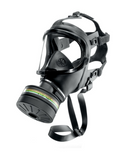 SET: Dräger Zivil- & Katastrophenschutz - Maske CDR 4500 mit Filter 1140 A2B2E2K2P3 R D-NBC schwarz (Bild 1)