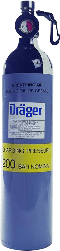 Dräger Druckluftflasche für Saver PP10 (Bild 1)