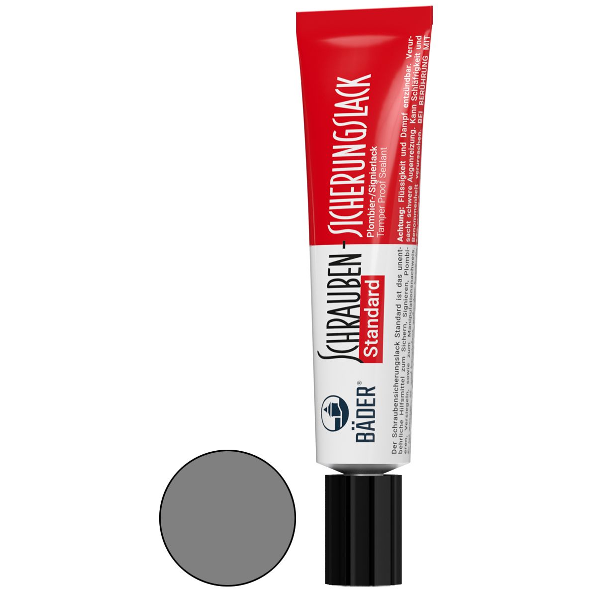Bäder Standard Schraubensicherungs-Lack - Plombier- & Signier-Lack - sehr schnell trocknend - 20 ml (Bild 1)
