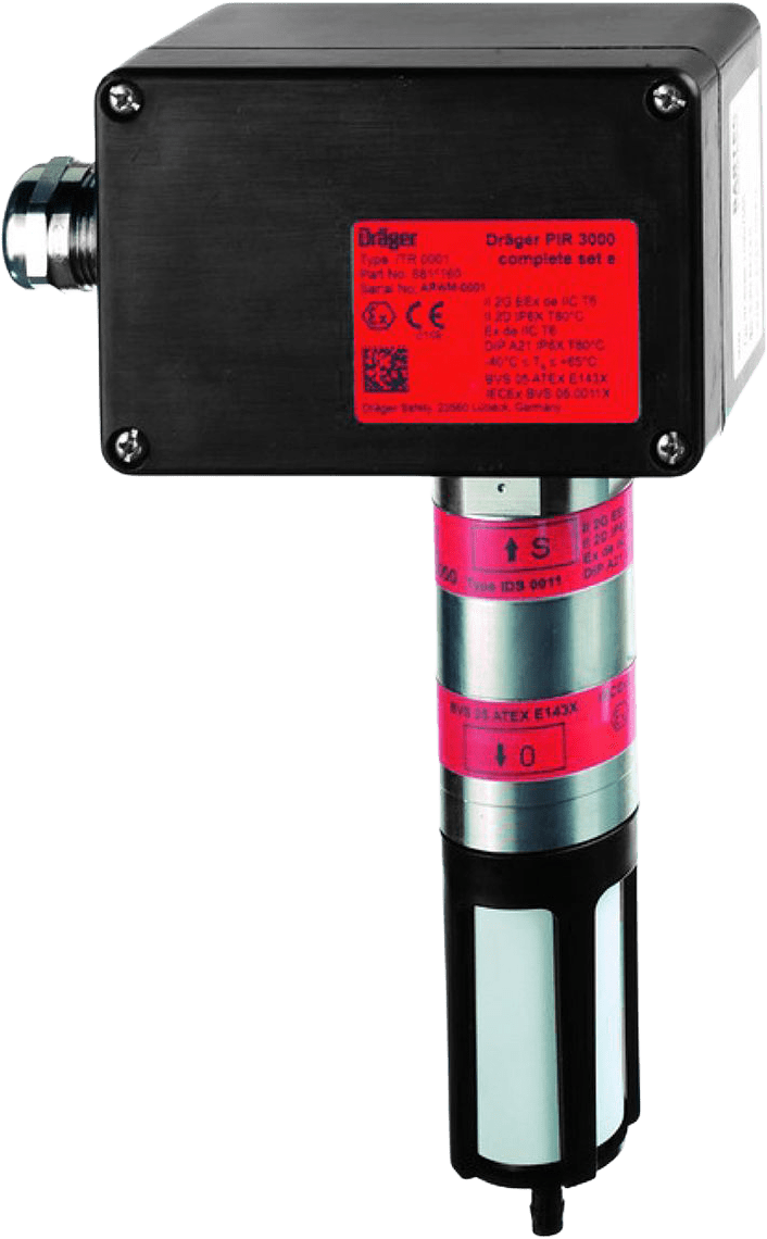 Dräger PIR 3000 Infrarot Gasdetektor, sichere Bereichsüberwachung von brennbaren Gasen und Dämpfen (Bild 1)