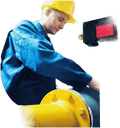 Dräger Magnetstift Standard (blau, weißes Logo) für stationäre Gasmessgeräte der PIR, Polytron und VarioGard Serie (4544101 = Nachfolger von 4543428) (Bild 2)