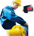 Dräger Magnetstift Standard (blau, weißes Logo) für stationäre Gasmessgeräte der PIR, Polytron und VarioGard Serie (4544101 = Nachfolger von 4543428) (Bild 2)