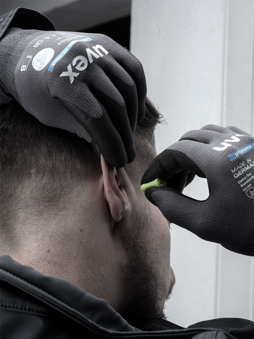 uvex x-fit Einweg-Gehörschutzstöpsel - 200 x1 Paar Ohrenstöpsel im Karton (Bild 3)