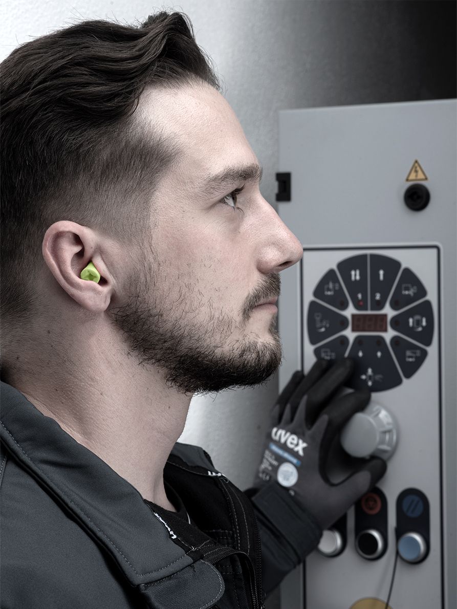 uvex x-fit Einweg-Gehörschutzstöpsel - 200 x1 Paar Ohrenstöpsel im Karton (Bild 4)