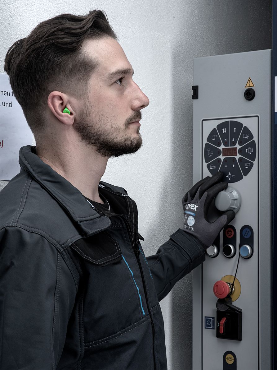 uvex x-fit Einweg-Gehörschutzstöpsel - 200 x1 Paar Ohrenstöpsel im Karton (Bild 6)