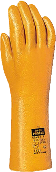 ABVERKAUF: Uvex Montage-Schutzhandschuh rubiflex NB35, Nitril-Beschichtung, Farbe: orange, Grösse: 8 (Bild 1)