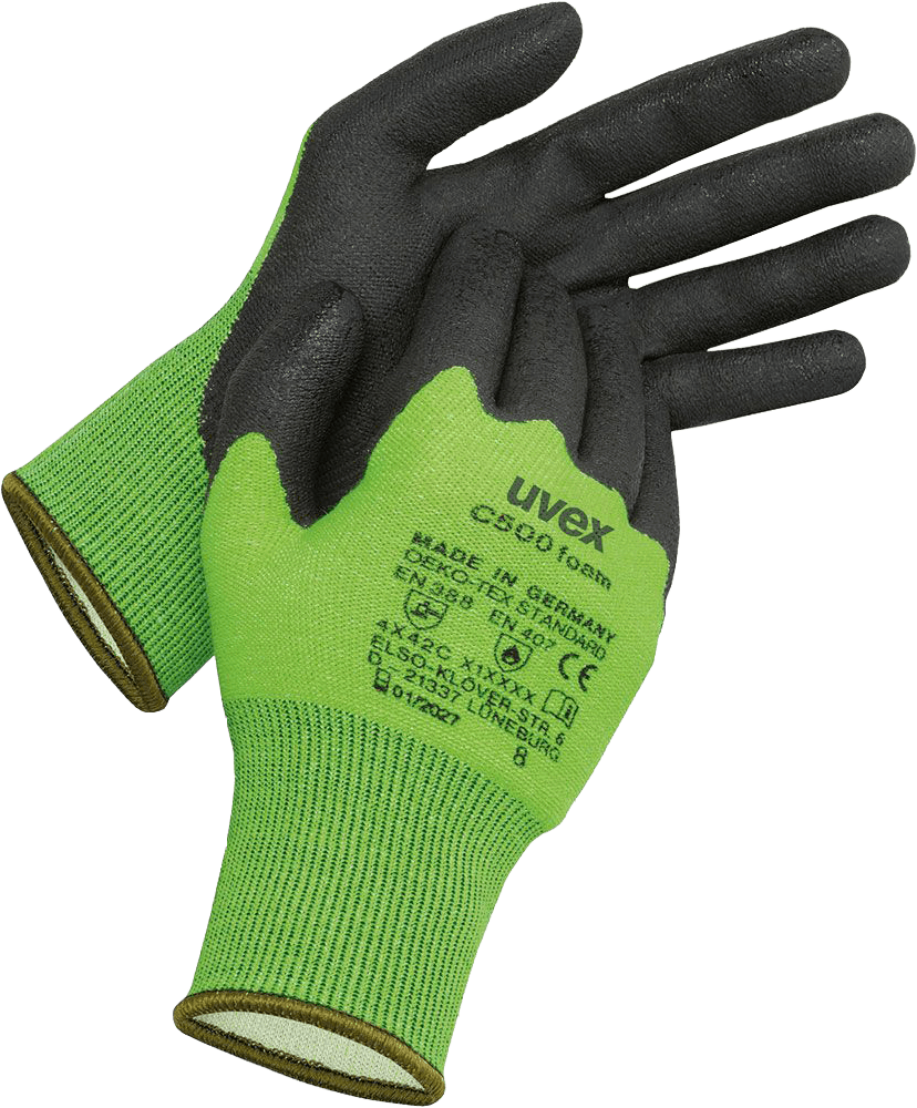 1 Paar uvex C500 foam Schnittschutzhandschuhe - 07-S (Bild 1)