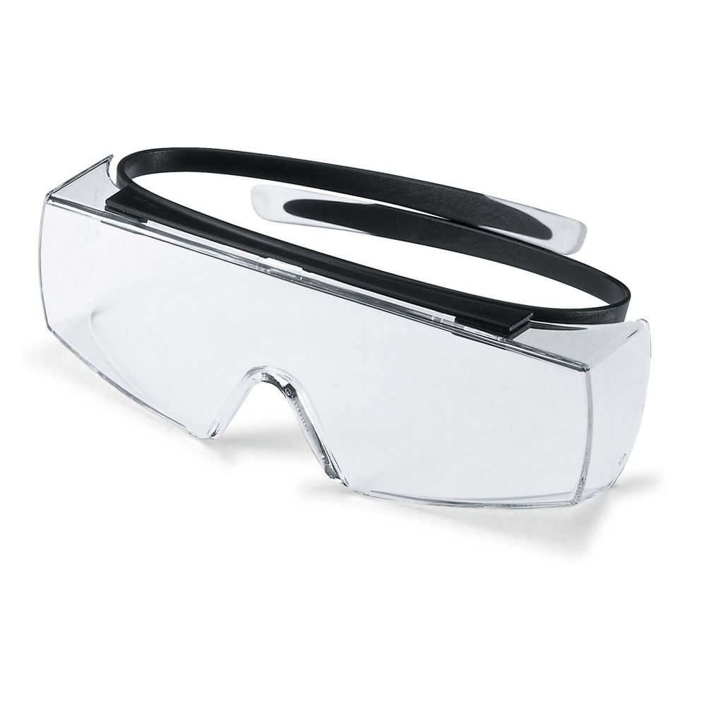uvex super OTG Schutzbrille Klar-Schwarz (Bild 2)
