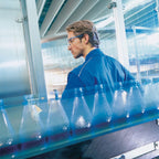 uvex super g 9172 Schutzbrille Blau-Klar (Bild 3)