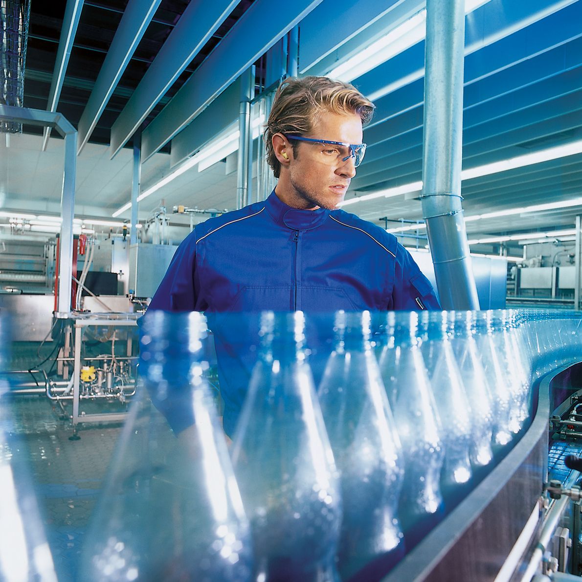 uvex super g 9172 Schutzbrille Blau-Klar (Bild 2)
