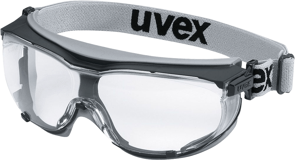 Uvex Biker-Vollsichtbrille 9307 carbonvision, grau-schwarz, Scheibe: farblos, Schutz: 2-1,2 (Bild 1)