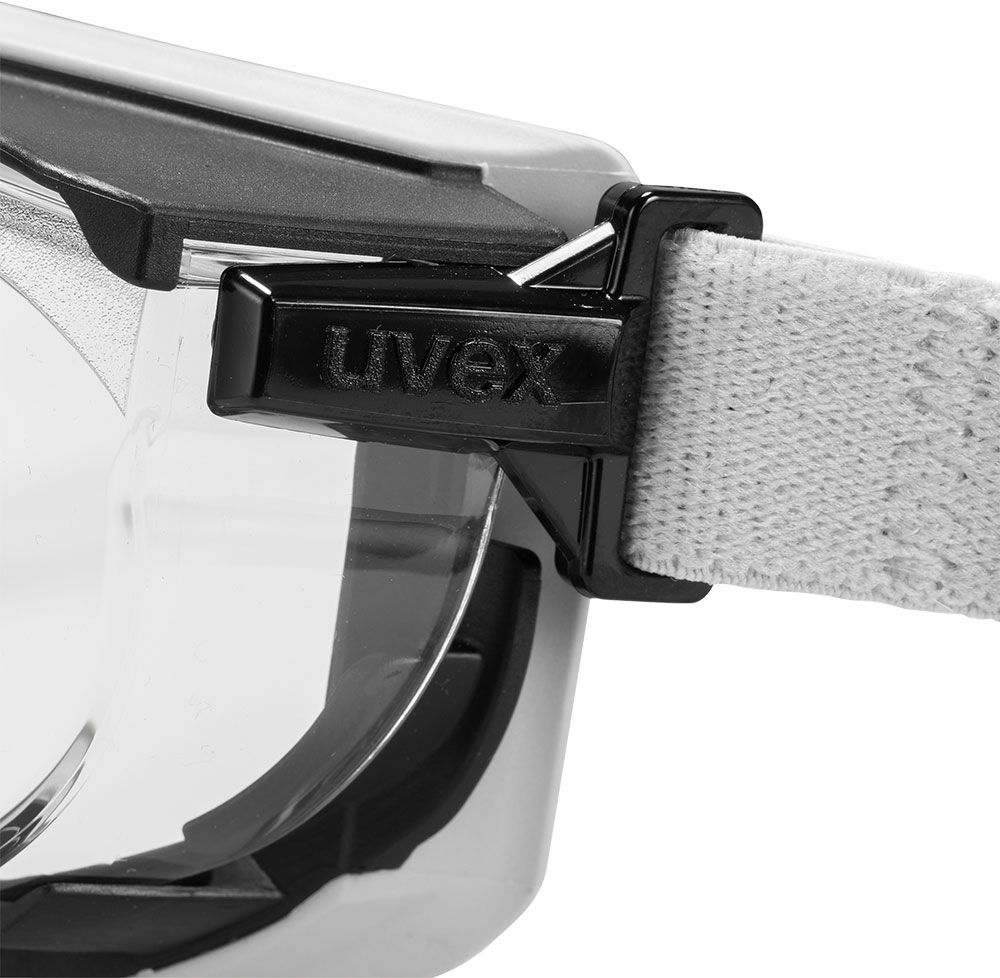 Uvex Biker-Vollsichtbrille 9307 carbonvision, grau-schwarz, Scheibe: farblos, Schutz: 2-1,2 (Bild 4)