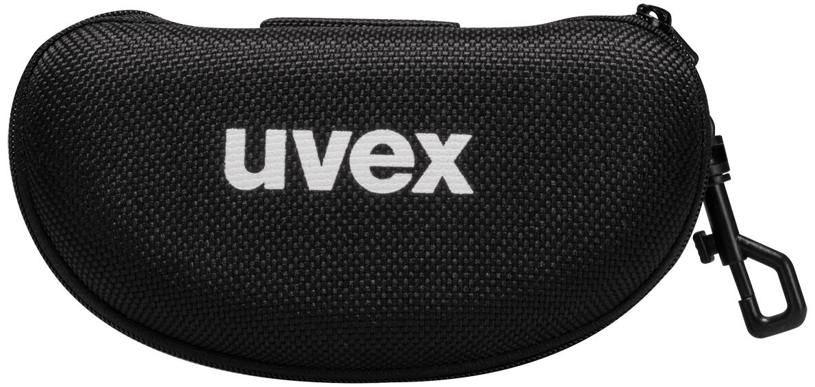 uvex Hardcase - Hartschalen-Brillenetui für Ihre Schutzbrille - Schwarz-Weiß (Bild 7)