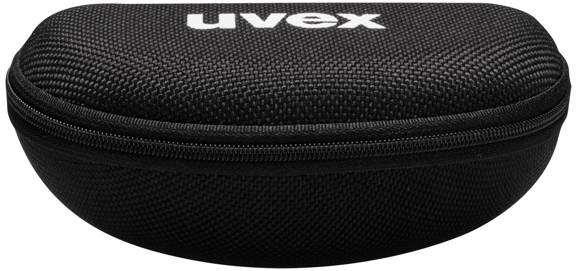 uvex Hardcase - Hartschalen-Brillenetui für Ihre Schutzbrille - Schwarz-Weiß (Bild 2)
