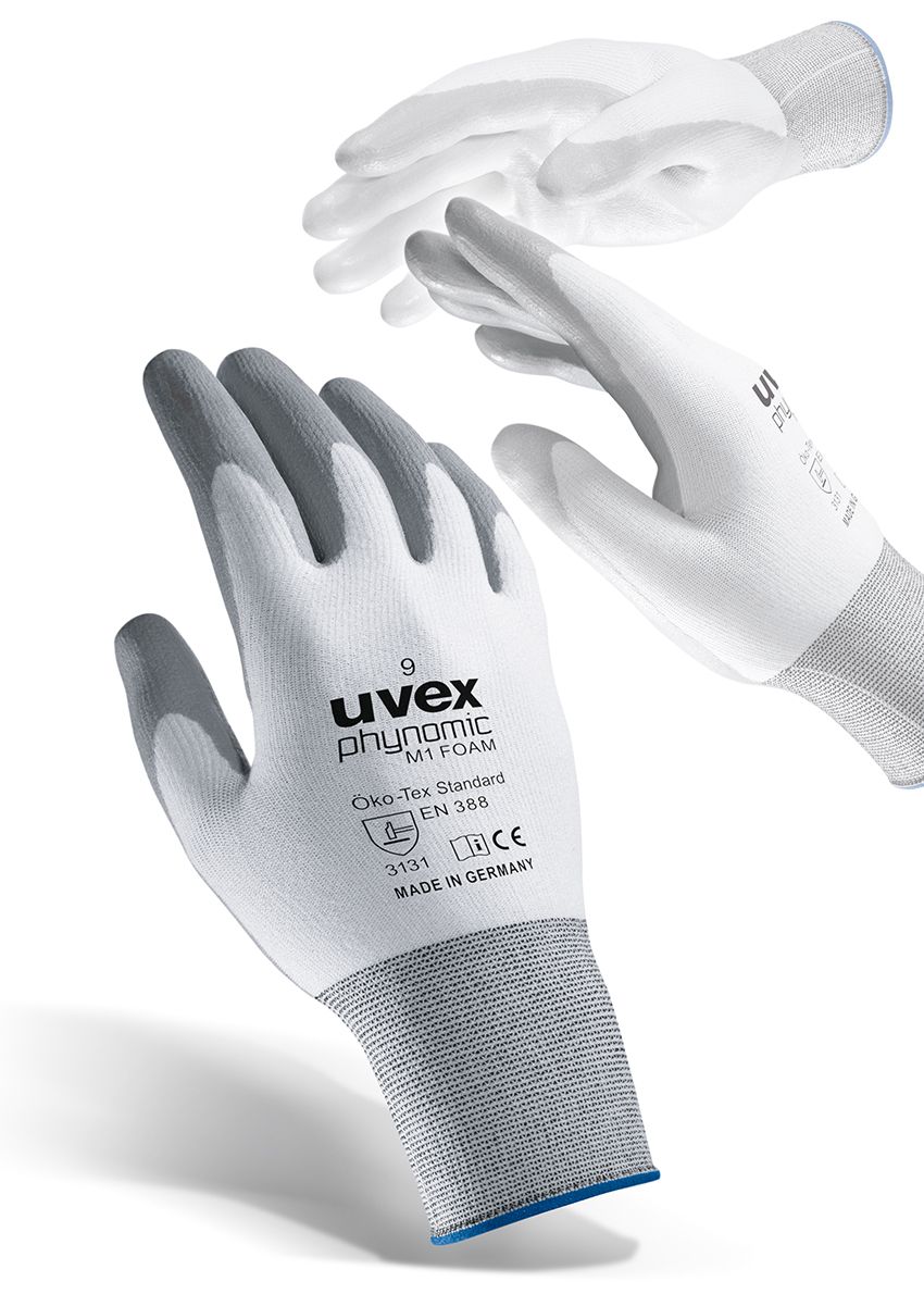ABVERKAUF: 1 Paar uvex phynomic foam Arbeitshandschuhe (Bild 2)