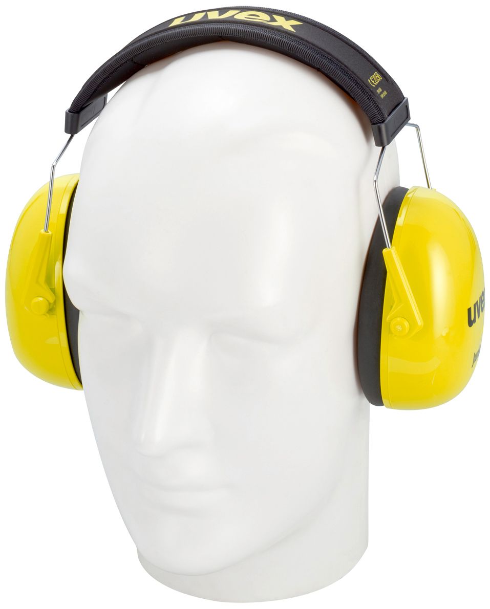 uvex Safety K junior Kapselgehörschutz für Kinder SNR 29, optimaler Schutz bis 109 dB, gelb Gelb (Bild 3)