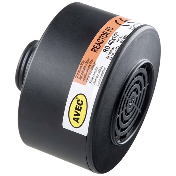 AVEC CHEM Zivilschutz-Filter - gegen Kampfstoffe (wie Reizgas) - mit Rd40-Anschluss - made in Europe (Bild 1)