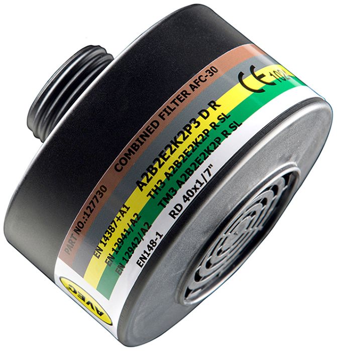 AVEC CHEM Industrie-Filter - Partikel-, Gas- & Kombi-Filter - mit Rd40-Anschluss - made in Europe (Bild 1)