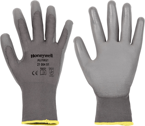 ABVERKAUF: Honeywell Handschuh PU First Grey Gr. 9 (Bild 1)
