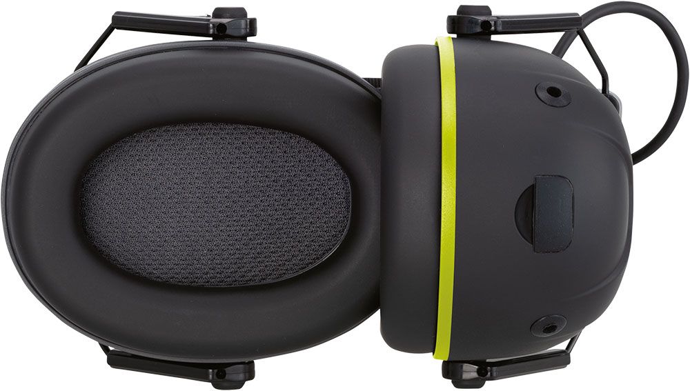 uvex aXess one Kapsel-Gehörschutz aktiv mit Bluetooth Schwarz-Grün (Bild 2)