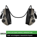 Sordin Supreme T2 Kapsel-Gehörschutz aktiv mit Rear-ARC-Adapter Tan (Bild 6)