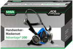 MSA Advantage 200 Atemschutz-Set - Halbmaske mit Filter - für die Arbeit mit Staub - Farbe, Sprays & Lack - Chemikalien P3 (Bild 4)