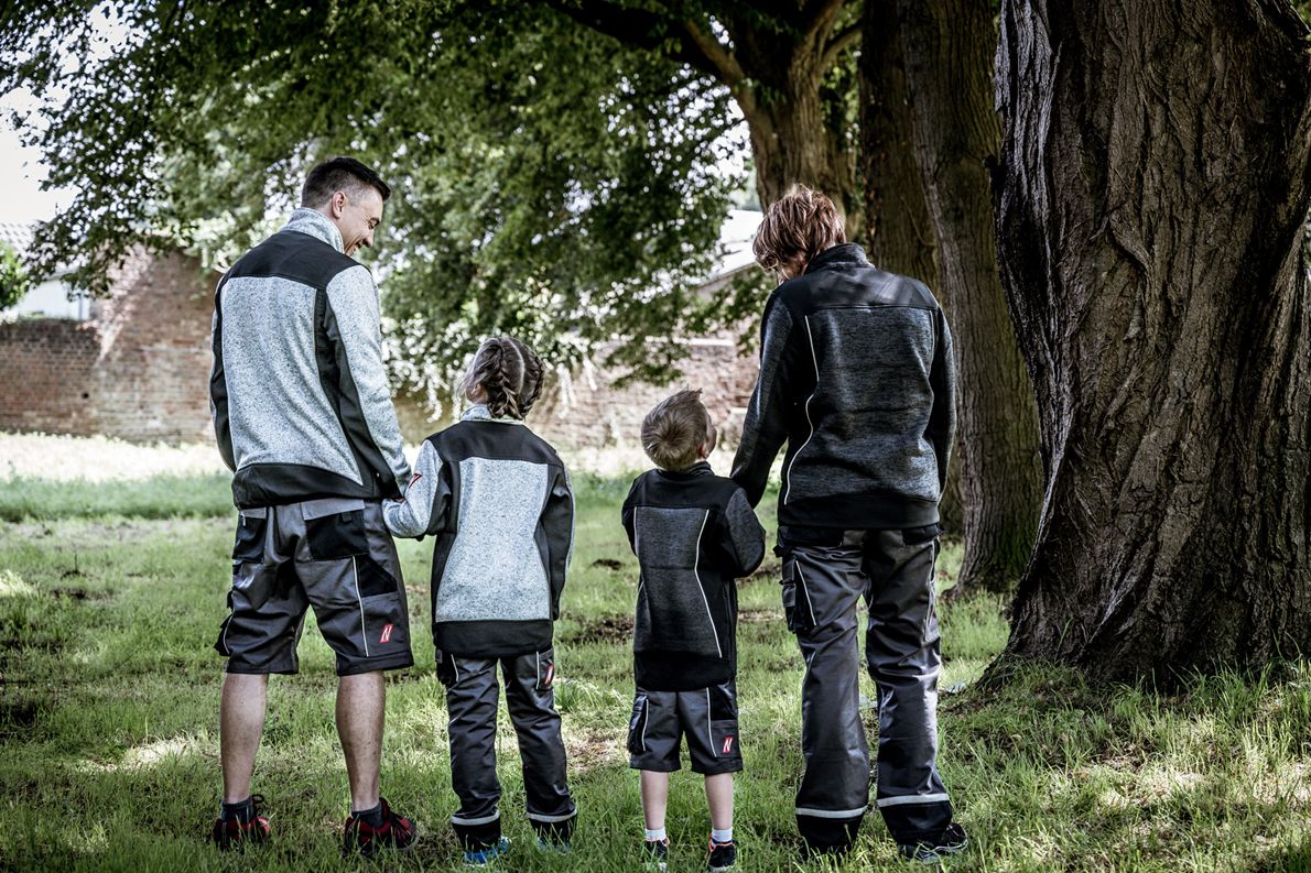 Nitras Motion Tex Kids Softshell-Arbeitsjacke für Kinder