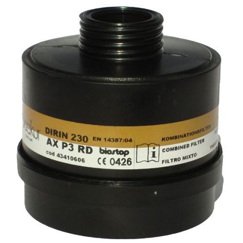 Ekastu Atemschutzfilter - Gas-, Partikel- und Kombifilter, Rundegewinde , verschied. Versionen (Bild 1)