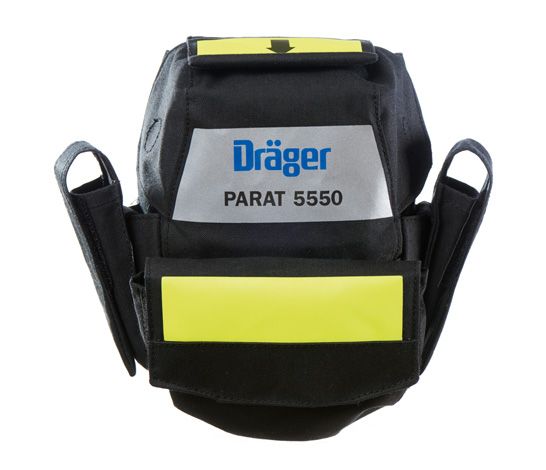 Dräger - PARAT - Fluchthauben (Brandflucht-, Industrieflucht oder Brand- & Industrieflucht) PARAT 5550 - Brandfluchthaube Feuerwehr, Holster (Bild 3)