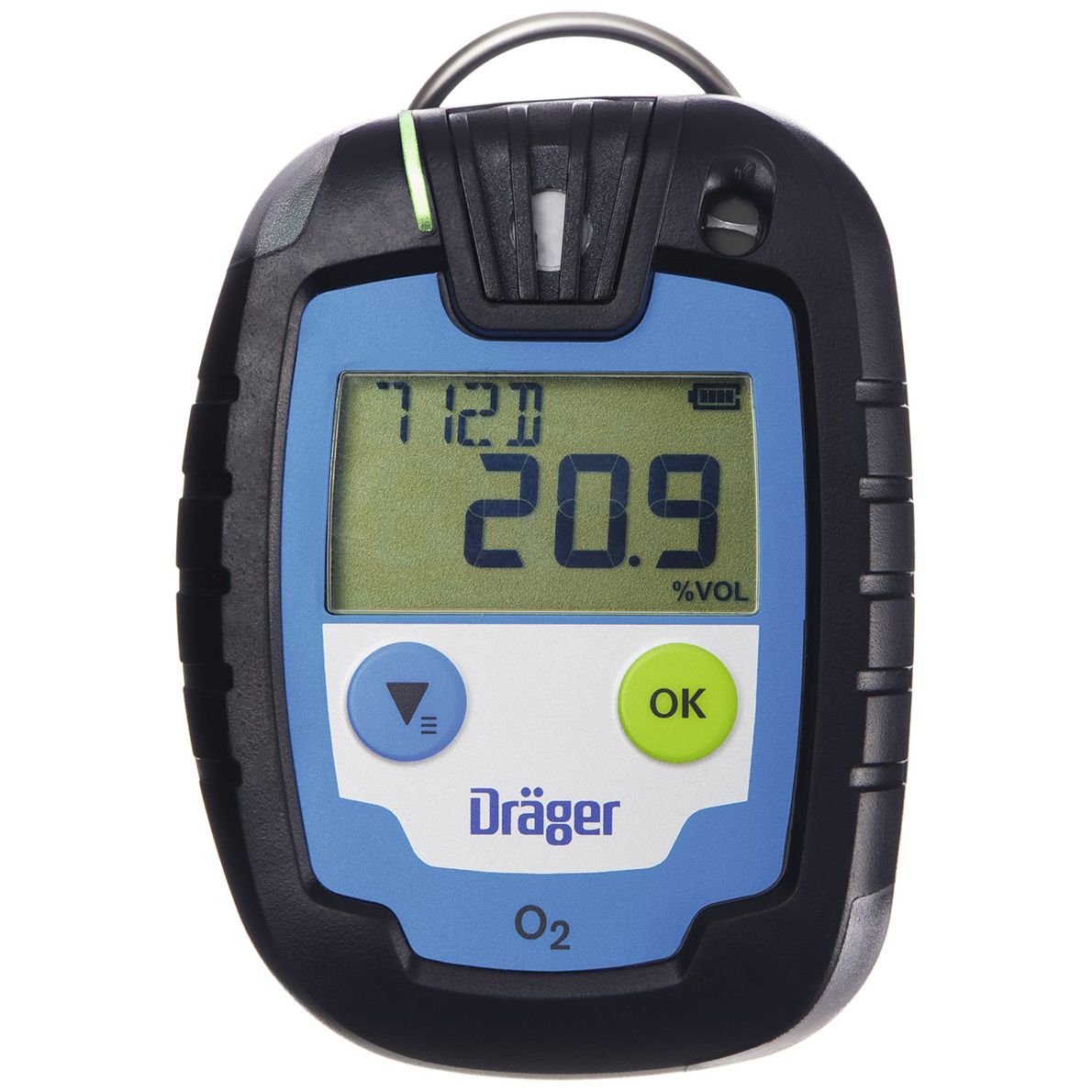 Dräger Pac 6000 Ein-Gaswarngerät - mit CO-, H2S-, O2- oder SO2-Sensor - mit Echtzeit-Anzeige - 2 Jahre Laufzeit (Bild 1)