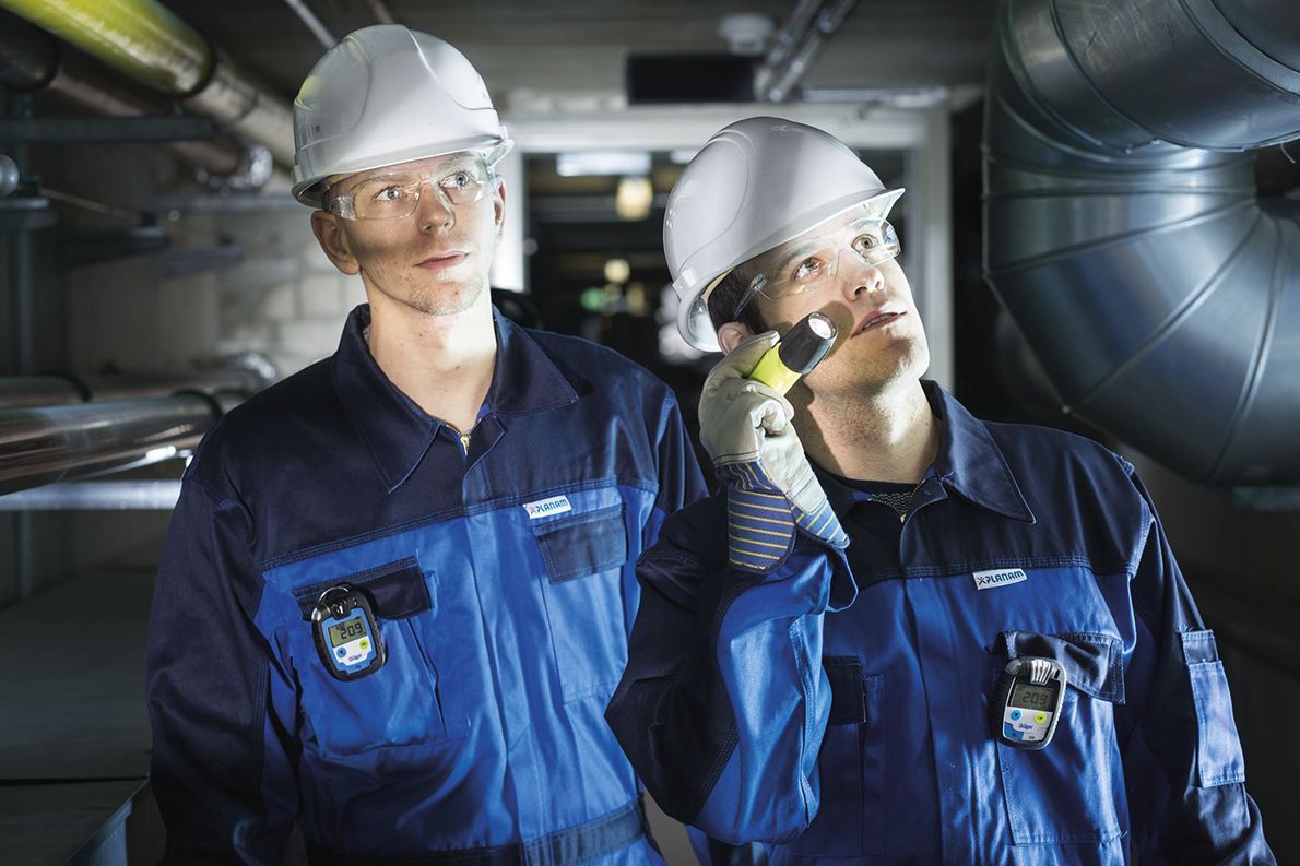 Dräger Pac 6000 Ein-Gaswarngerät - mit CO-, H2S-, O2- oder SO2-Sensor - mit Echtzeit-Anzeige - 2 Jahre Laufzeit O2 Sauerstoff (0-25 Vol.-%) (Bild 3)