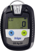 Dräger Pac 8500 Zwei-Gaswarngerät - mit CO-, H2-CP-, H2S- oder O2-Sensor - mit Echtzeit-Anzeige - unbegrenzte Laufzeit (Bild 1)