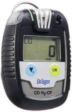 Dräger Pac 8500 Zwei-Gaswarngerät - mit CO-, H2-CP-, H2S- oder O2-Sensor - mit Echtzeit-Anzeige - unbegrenzte Laufzeit CO H2-resistent (0-2000 ppm) (Bild 2)
