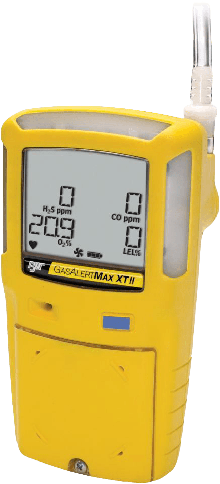 Honeywell BW - GasAlertMax XT II - Gas-Warngerät für UEG (CH4), O2, H2S, CO - mit Akku- und Ladetechnik - integrierter Pumpe - Farbe gelb (Bild 2)