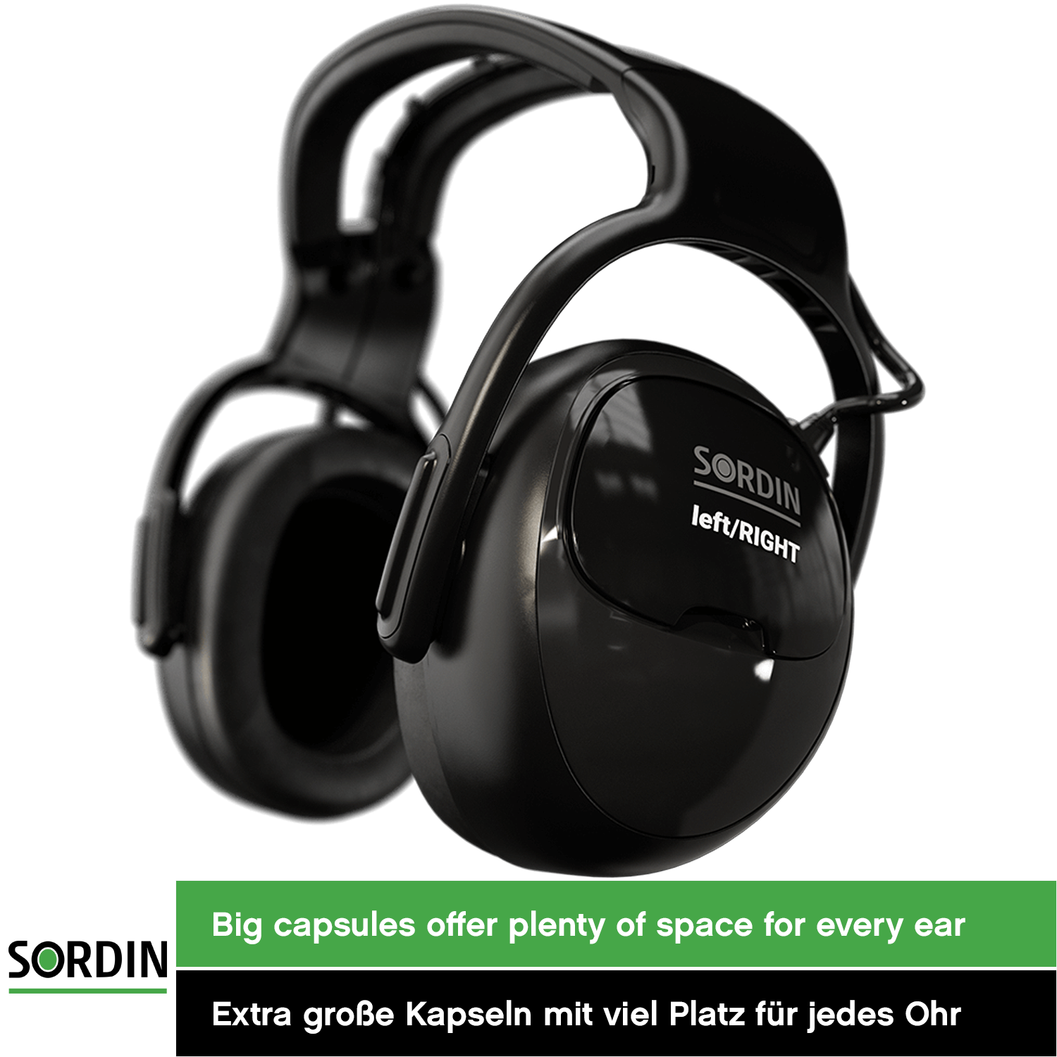 Sordin left-RIGHT FM Pro Kapsel-Gehörschutz passiv mit Radio (Bild 7)