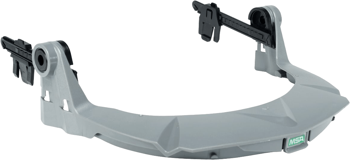 MSA V-Gard Visierhalter - kompatibel mit Gehörschützern - 3-Punkt-Befestigung - optional mit Schmutzdichtlippe (Bild 1)