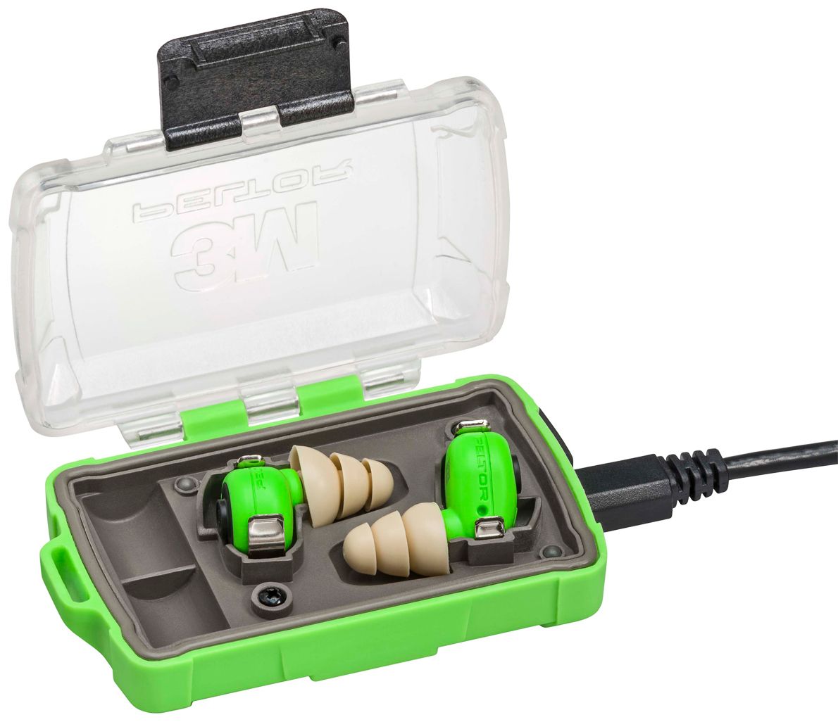 3M Peltor EEP-100 Elektronische Gehörschutzstöpsel - Aktive Mehrweg-Ohrenstöpsel - 23-27 dB (Bild 4)