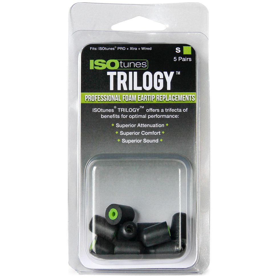 ISOtunes Trilogy Ear Tips - 5 Paar Ersatz-Ohrenstöpsel - für alle ISOtunes Headsets außer Original (IT-00) (Bild 1)