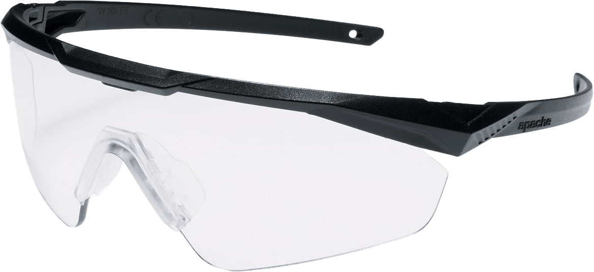 uvex apache spec Militär-Schutzbrille - EN 166 & STANAG 2920-4296 - Schießbrille + Etui + 3 verschiedene Scheiben (Bild 1)