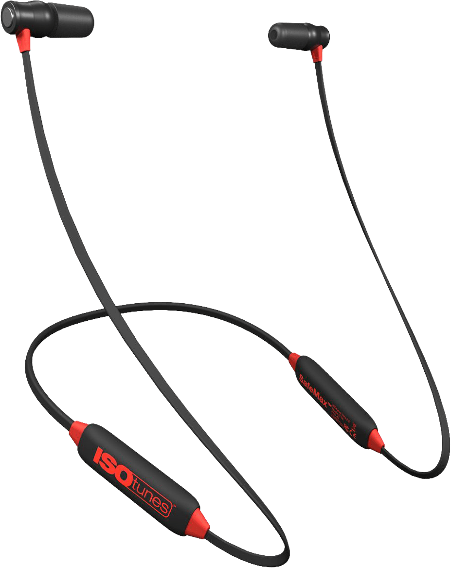 ISOtunes Xtra 2.0 Elektronische Ohrstöpsel passiv mit Bluetooth - Rot (Bild 1)