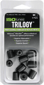 ISOtunes Trilogy Ear Tips - 5 Paar Ersatz-Ohrenstöpsel - für alle ISOtunes Headsets außer Original (IT-00) (Bild 1)